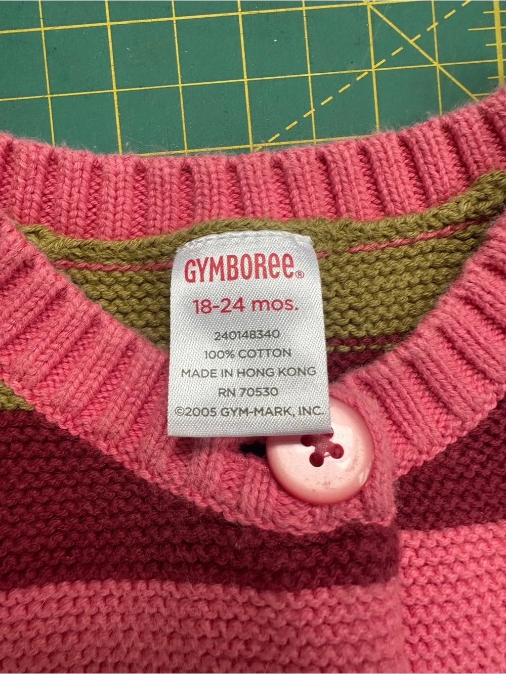 Gymboree multi colored Striped Baby Sweater